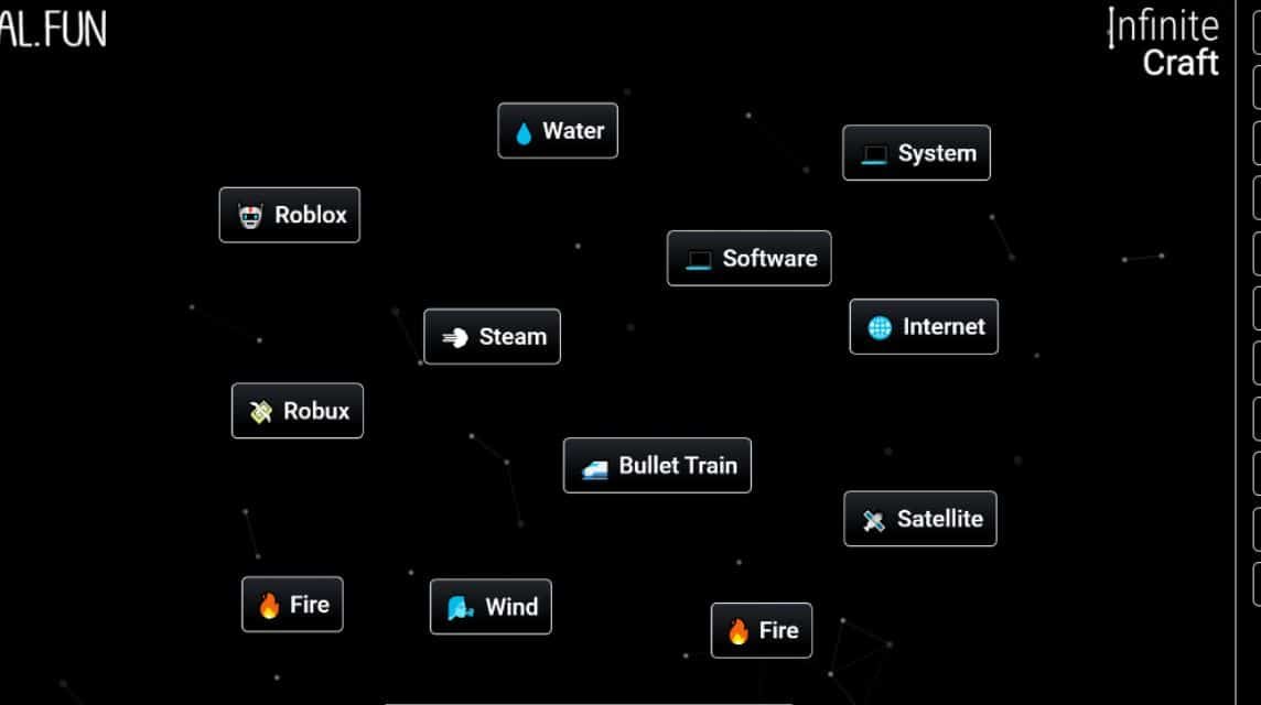 cara membuat roblox di infinite craft