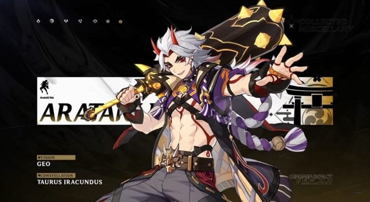 Build Arataki Itto Genshin Impact, DPS Geo dengan Damage OP!