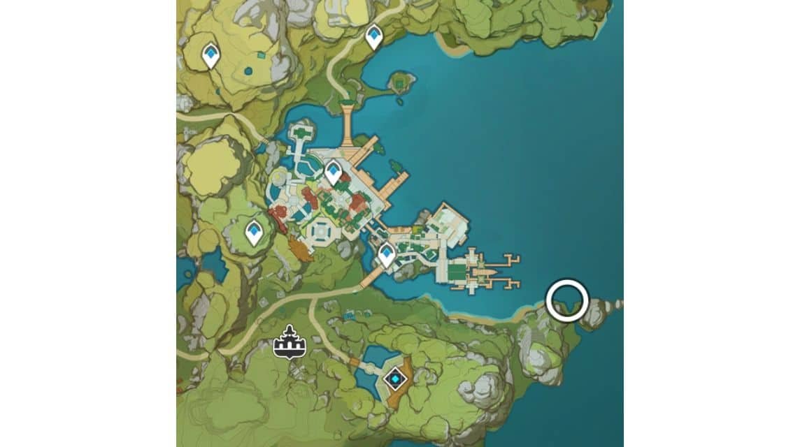 lokasi pufferfish di genshin impact