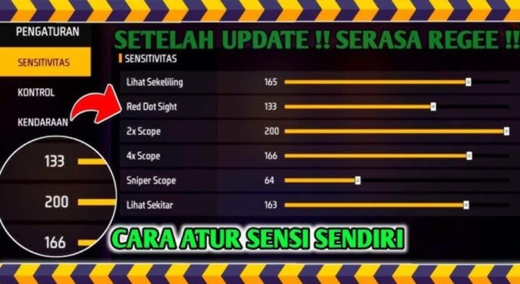 Cara Setting Sensitivitas FF HP OPPO Autoheadshot Terbaru