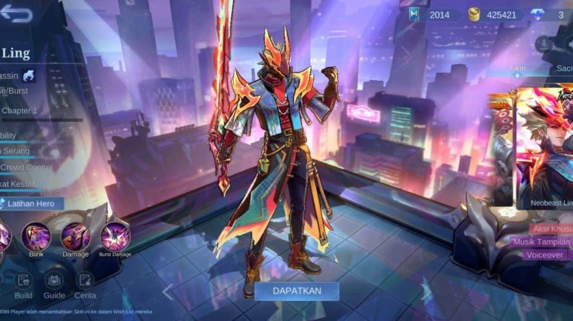 skin neo beasts terbaru