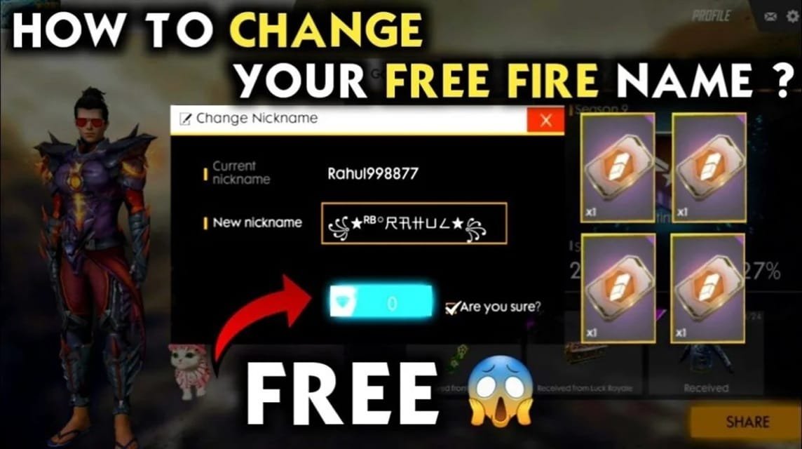 Ganti Nama Free Fire