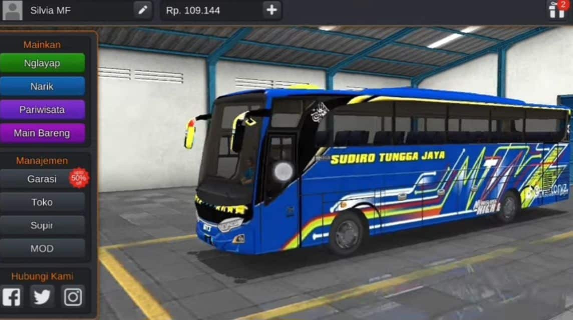 Livery BUSSID Keren