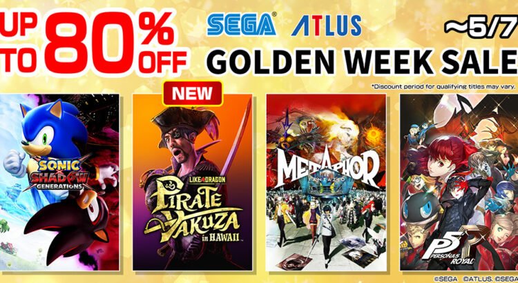 SEGA Hadirkan Golden Week Sale, Diskon Hingga 80% untuk Game PS4 & PS5!