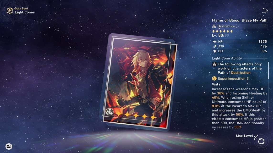 Fame of Blood, Blaze My Path