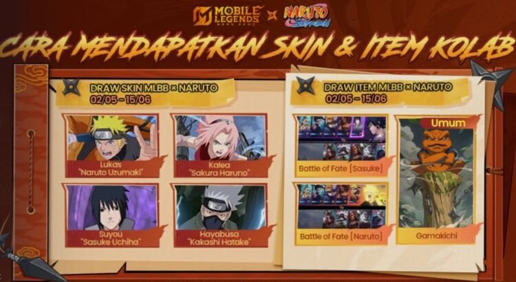 Tips Hemat Beli Skin MLBB x Naruto