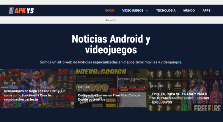 Mengenal Apkys XYZ, Situs Spanyol yang Memberikan Tips FF