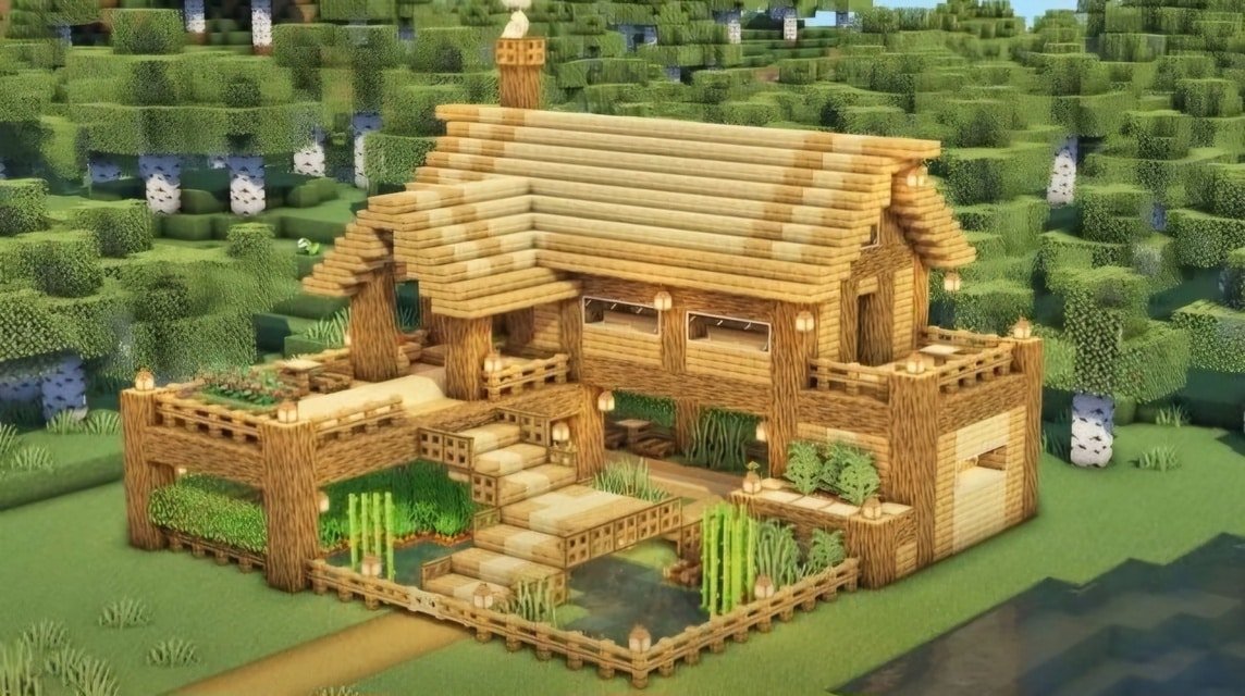 rumah minecraft simple - Rumah Kabin