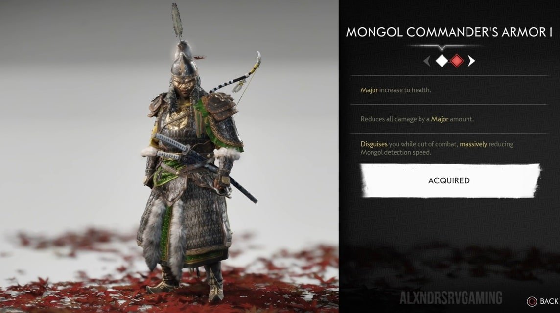Mongol Commander's Armor