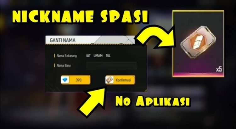 Kumpulan Nick FF Spasi Bagus, Profil Makin Stylish
