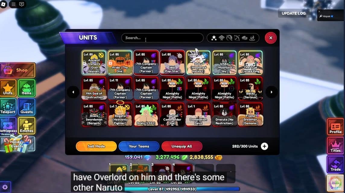 Kode Anime Last Stand