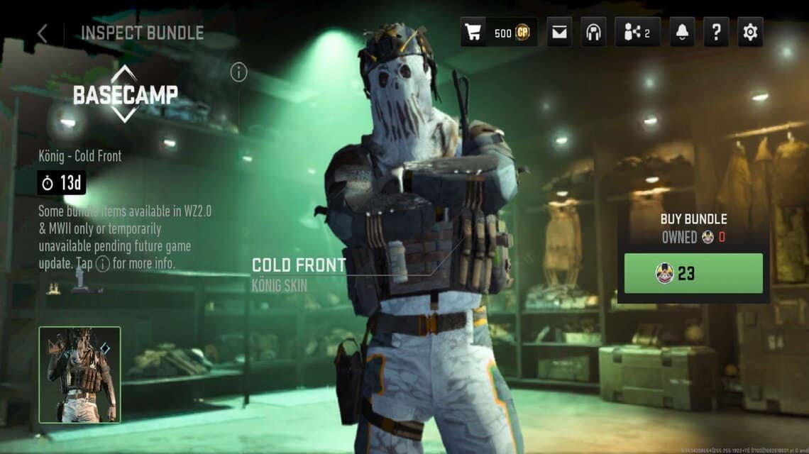 Konig Skin Cold Front