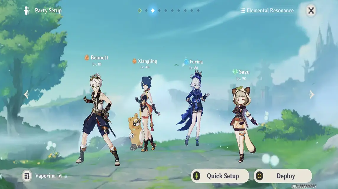 Sayu Genshin Best Squad