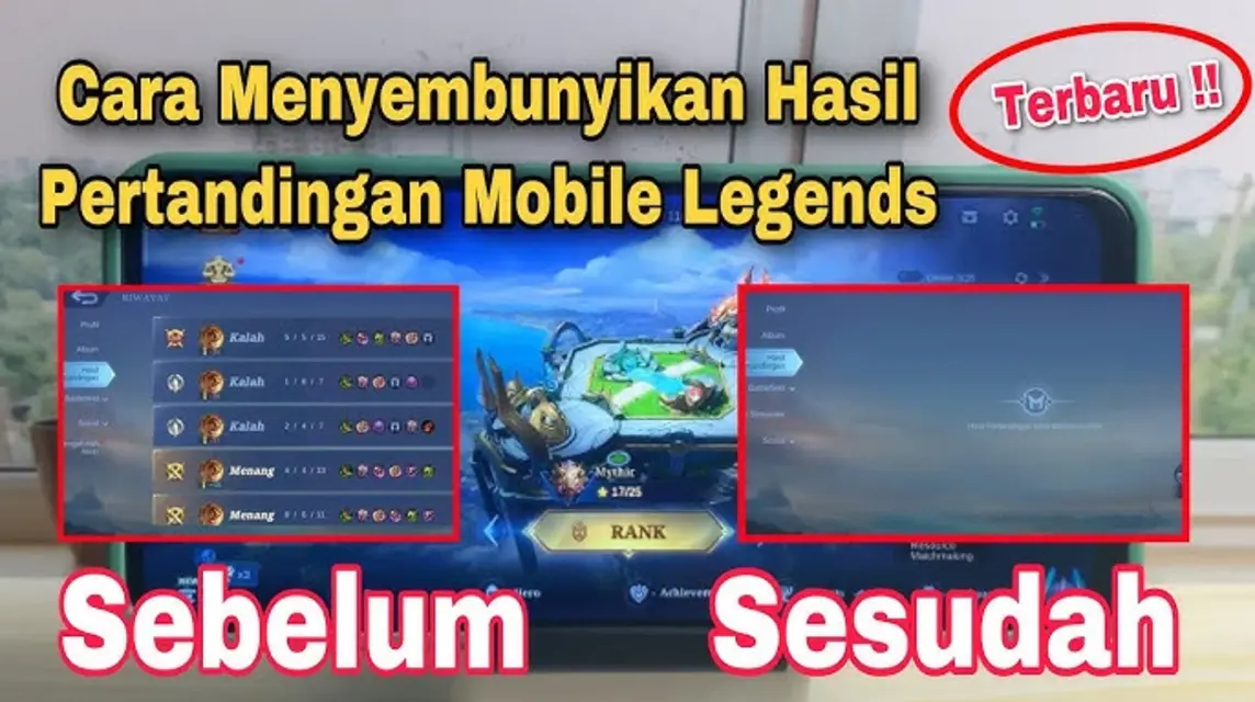 Cara Menyembunyikan Hasil Pertandingan