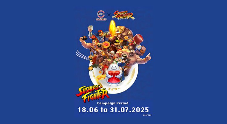 SUSHIRO Singapore Umumkan Kolaborasi dengan Street Fighter