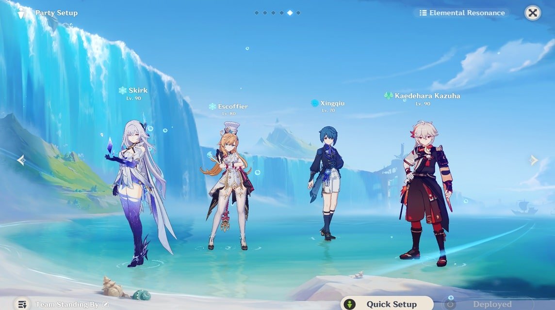 skirk forzen team genshin impact