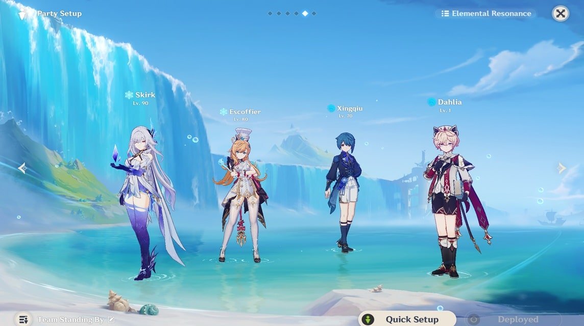 dahlia team genshin impact