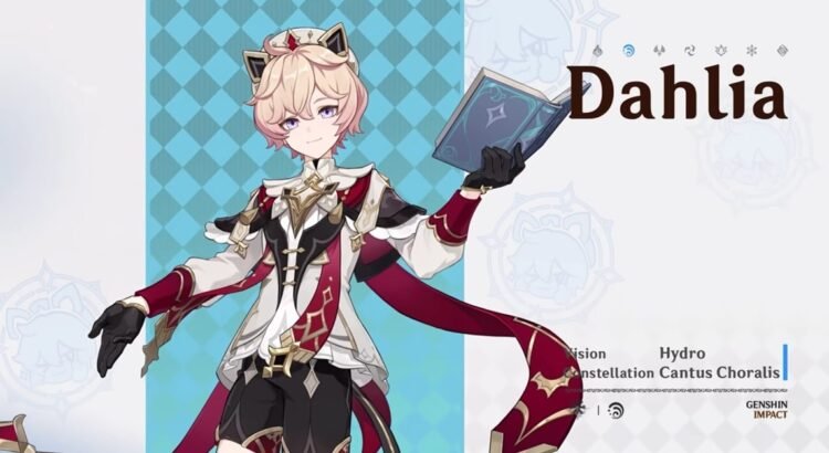 Rekomendasi Build Dahlia Genshin Impact: Artefak, Senjata, Tim