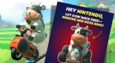 PETA Desak Nintendo Hapus Aksesoris Cincin Pada Hidung Sapi di Mario Kart
