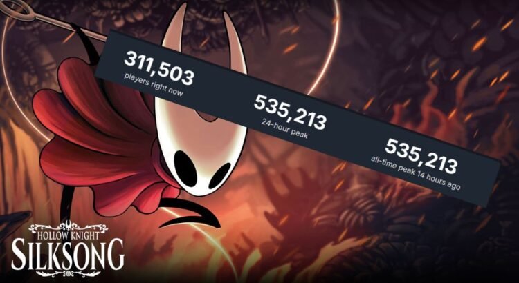 Hollow Knight: Silksong Tembus 500.000 Pemain Hanya Beberapa Jam Setelah Rilis
