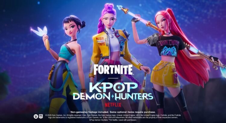 Fortnite Hadirkan Kolaborasi K-Pop Demon Hunters dengan Mode dan Skin Baru