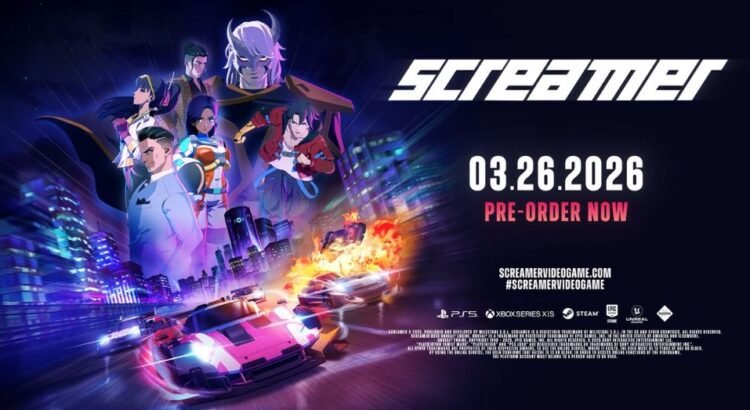 Pre-Order Screamer Resmi Dibuka, Game Anime Balap Arcade Ini Rilis Maret 2026