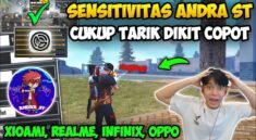 Settingan Sensivitas FF ala Andra ST, Paling Enak Buat Headshot