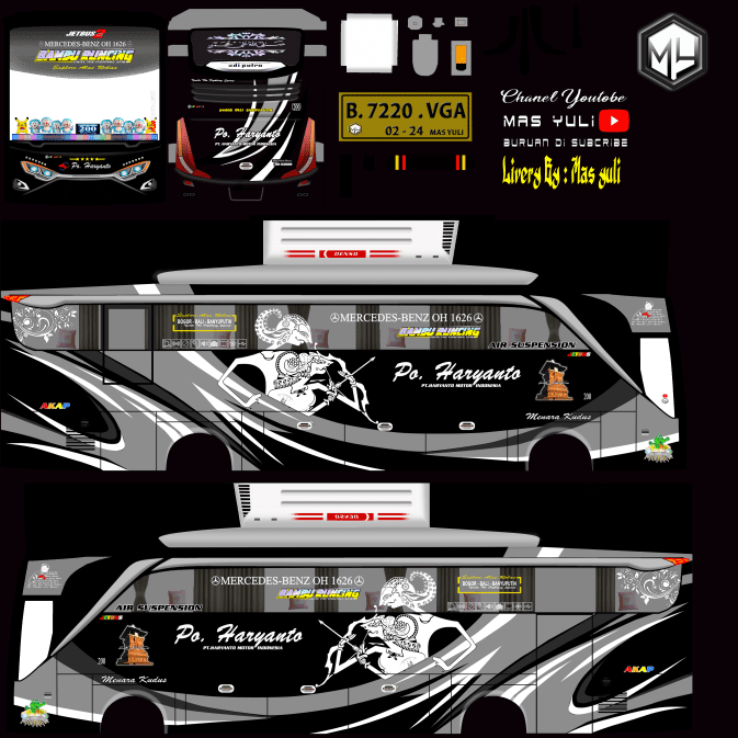 livery BUSSID PO haryanto 