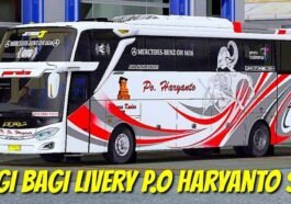 Livery Bussid PO Hariyanto SHD Jernih Terbaru 2026