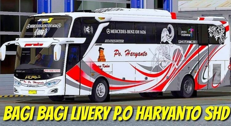 Livery Bussid PO Hariyanto SHD Jernih Terbaru 2026