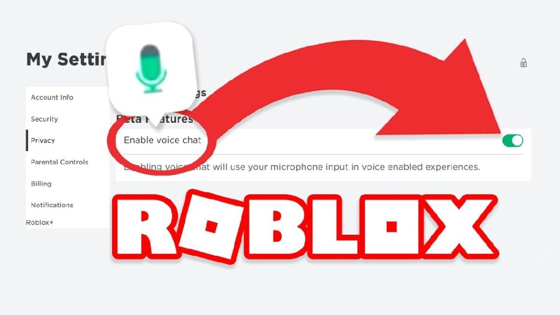 Cara open mic di Roblox