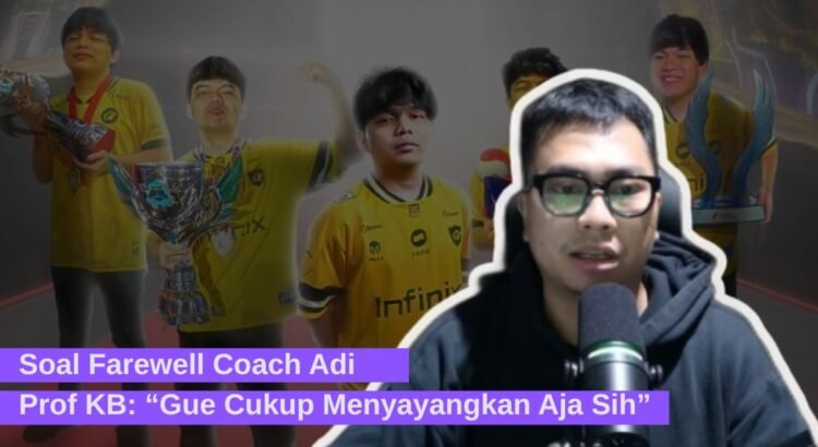 Coach Adi Farewell dari ONIC ID, Ini Respon Prof KB