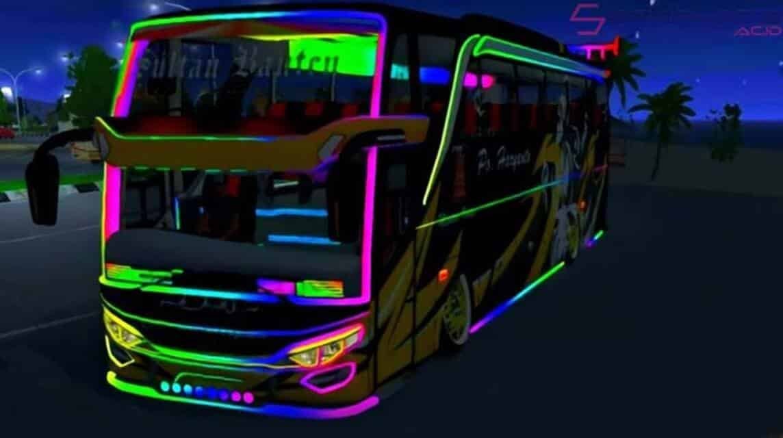 download mod bussid full strobo dan lampu kolong