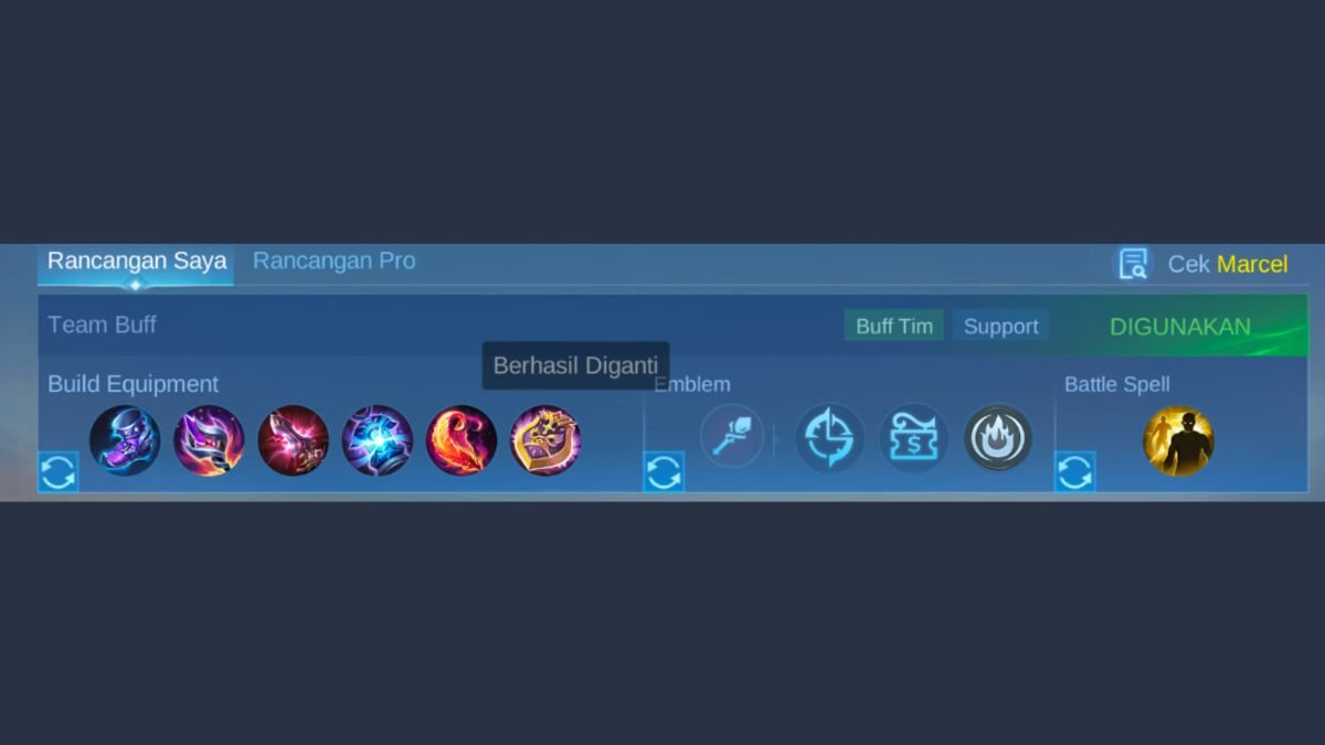 Build Marcel Tersakit