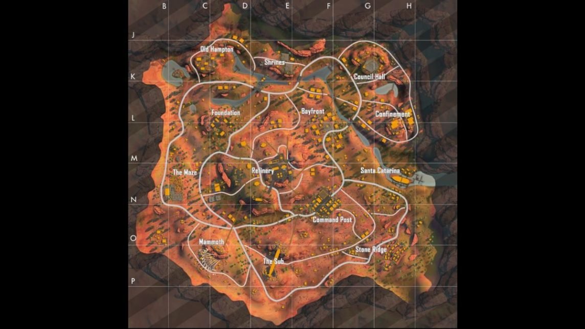 Map Kalahari