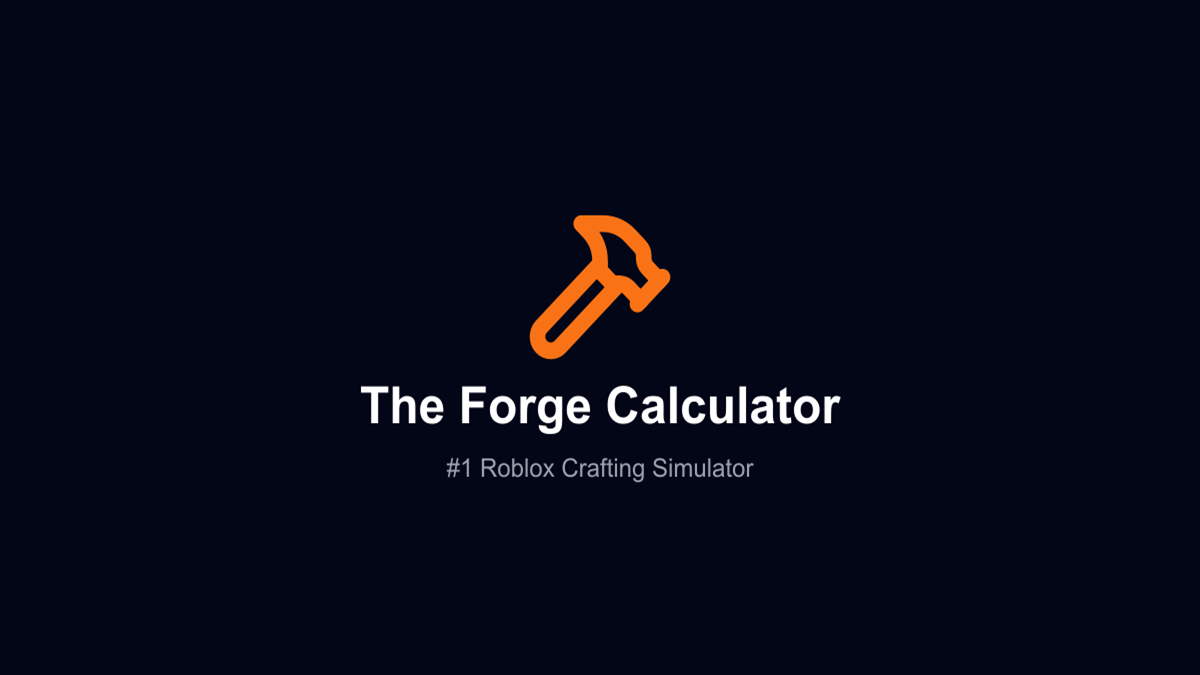 The Forge Calculator