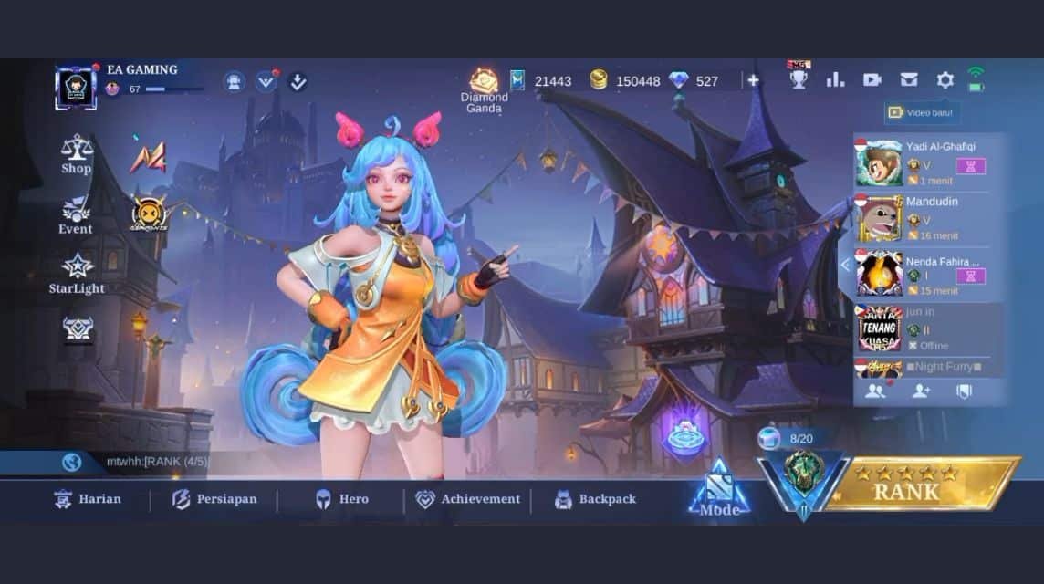cara log out akun mobile legend
