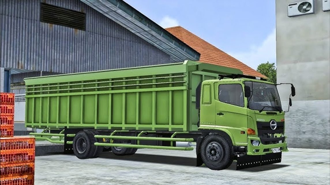 mod bussid truck hino