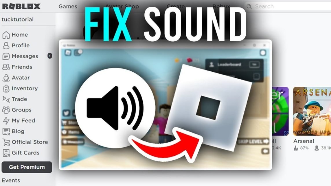 Roblox no sound
