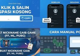 Cara Buat Nama Kosong WA, IG, & Game