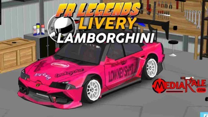 Kode livery fr legends Lamborghini Pink