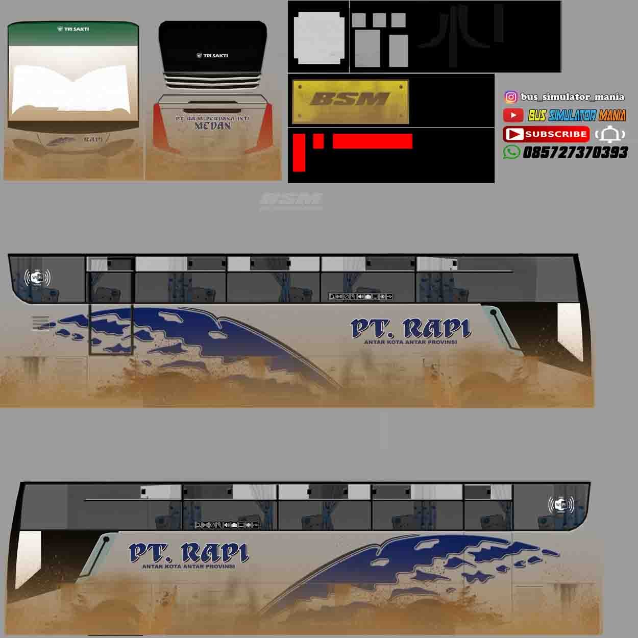 stiker bus pertama stiker bus pertama