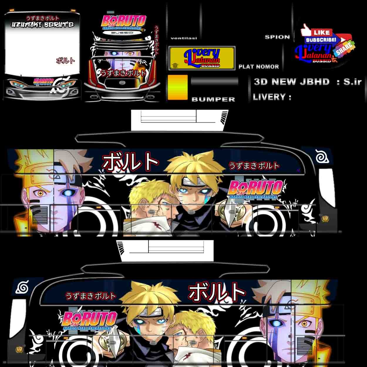 livery bussid bus pertama anime livery bussid bus pertama anime