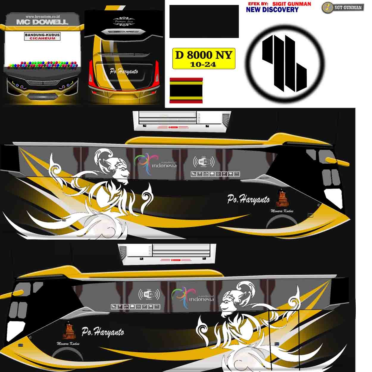 livery bussid bus pertama po haryanto livery bussid bus pertama po haryanto