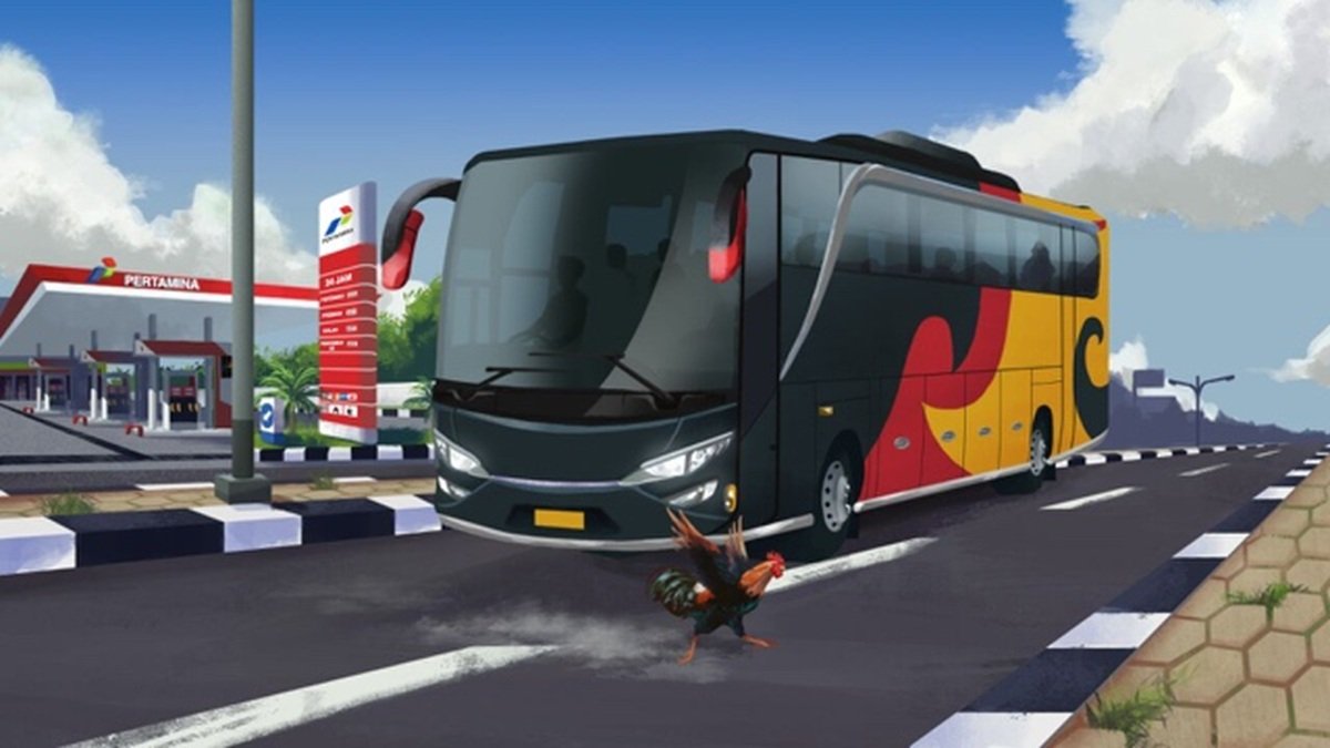 stiker bus simulator