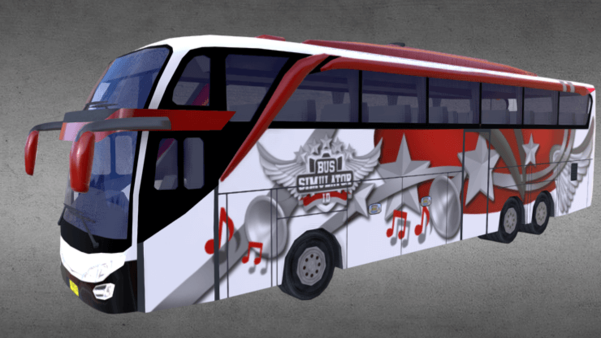 stiker bus simulator