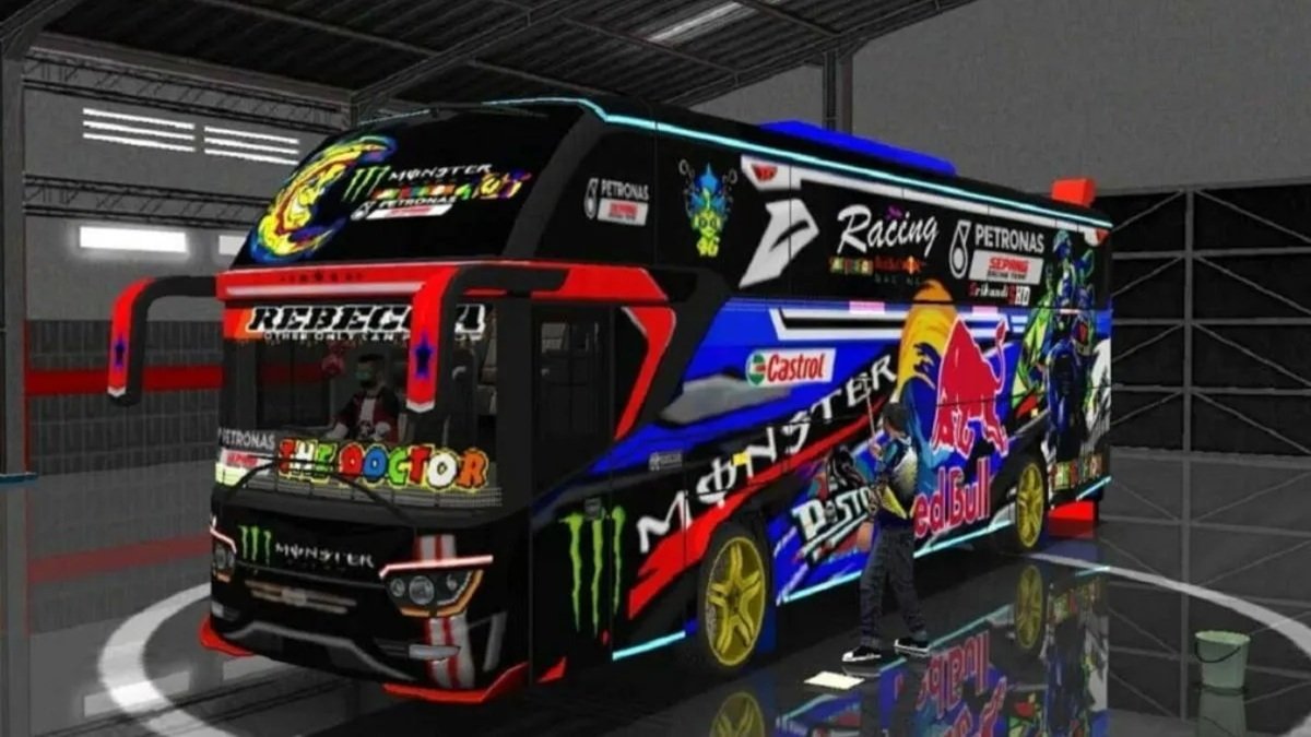 stiker bus simulator