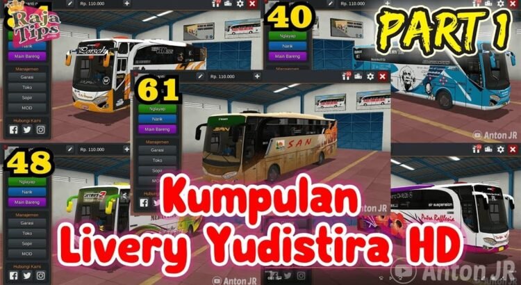 Link Download Livery Yudistira HD Rombak JB3