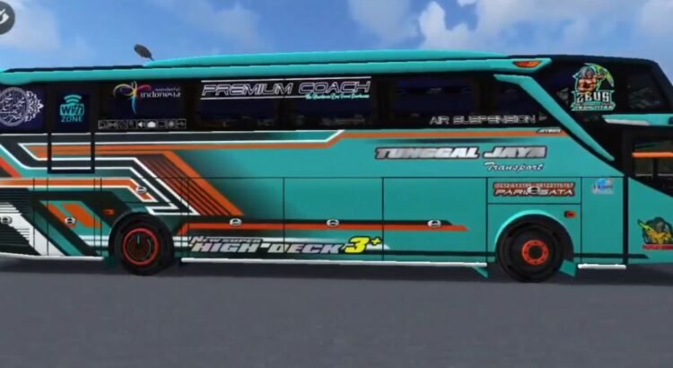 55 Livery Bus Tunggal Jaya Keren dan Unik Terlengkap