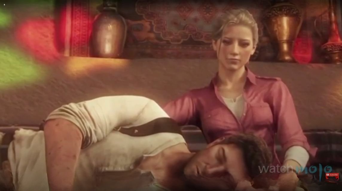 Nathan Drake and Elena Fisher